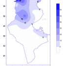 Cumul mensuel (mm) Octobre 2025