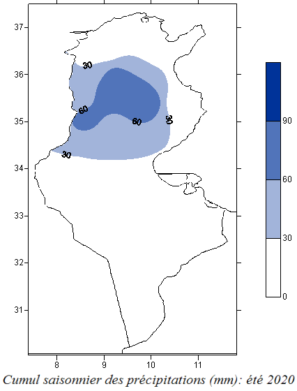 Bulletin Climatologique de l’été 2020 (Juin- Juillet- Août) 