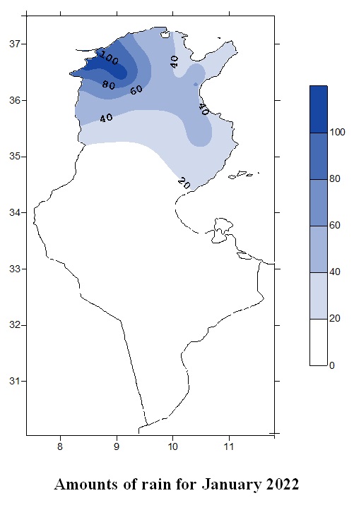  pluie janvier en 2022