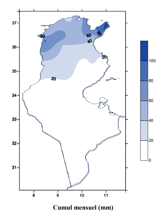 La pluviométrie mai 2025