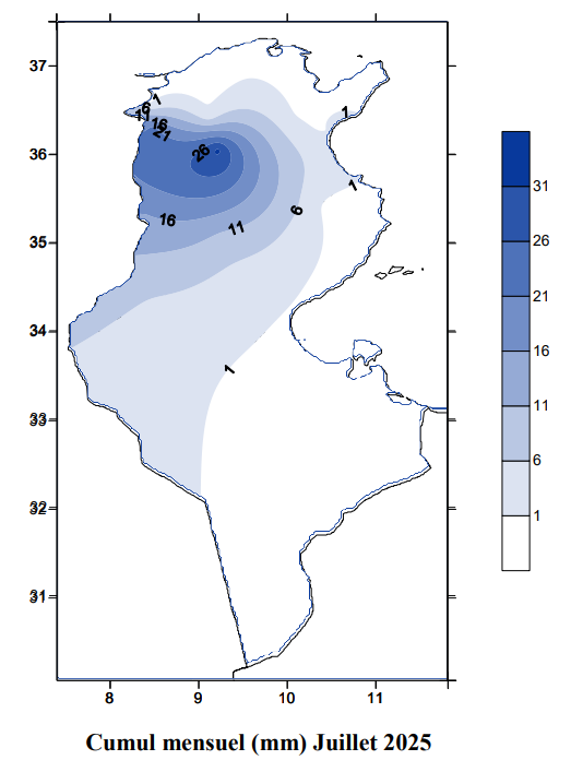 Bulletin Climatologique Mensuel Juillet 2025