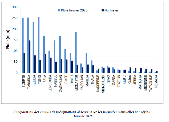 Bulletin Climatologique préliminaire du Janvier 2026