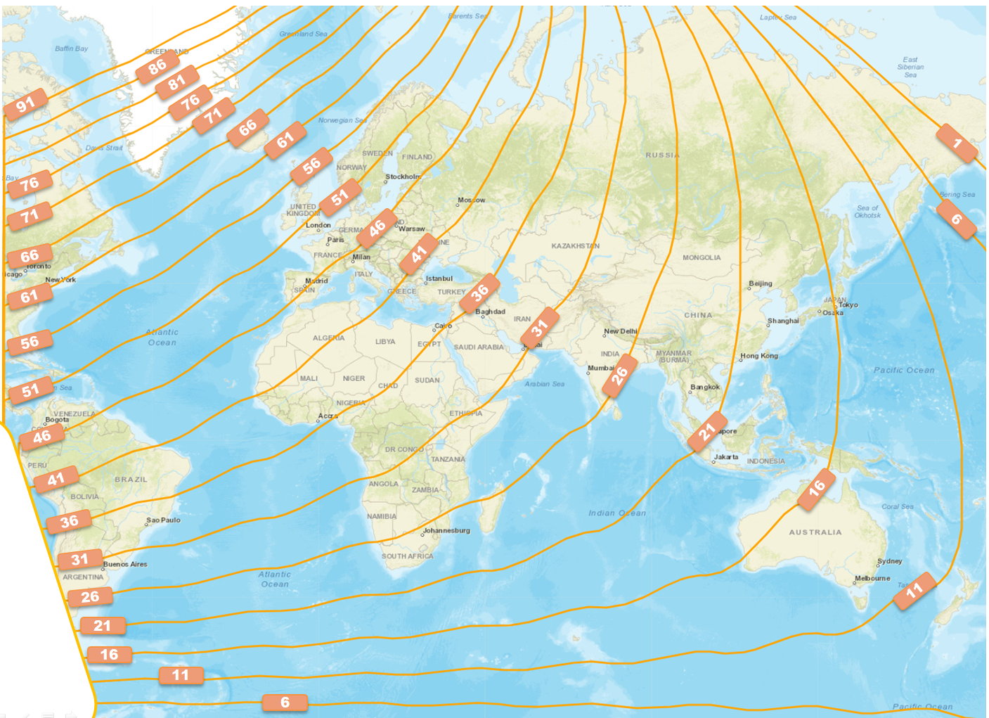 LAG TIME MAP