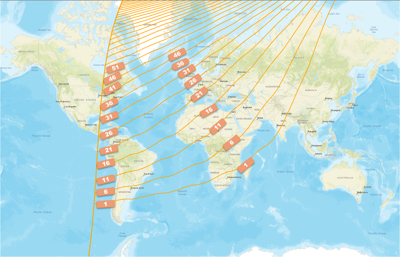 LAG TIME MAP