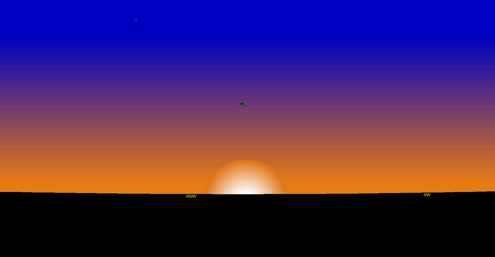 sun set map dhouel hijja 1447