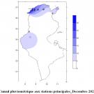  Cumul pluviométrique aux stations principales_Decembre 2022