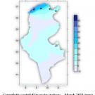 Climatological Report for the month of March 2023 in Tunisia