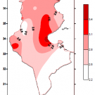Ecart à la normale de Tmoy en °C